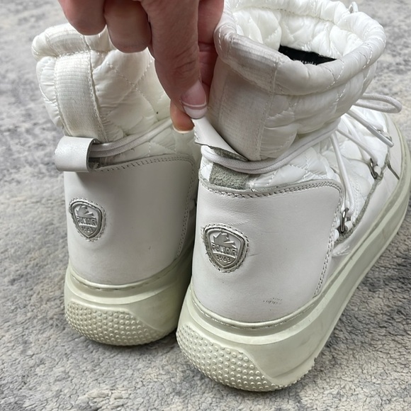 Pajar Canada Gravita Platform Snow Boot White Ice Quilted Warm Sz 9.5 - Picture 10 of 16